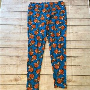 Lularoe Tall and Curvy Leggings Pumpkins Fall